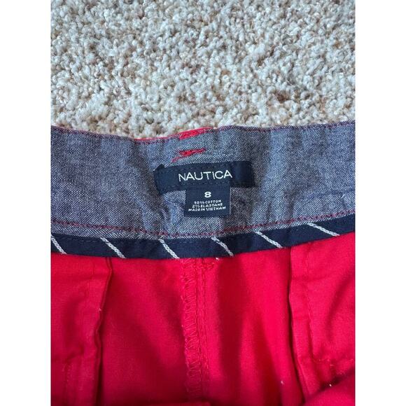 NAUTICA Red womens shorts, size 8, cotton blend - Picture 4 of 8